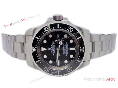 Rolex Sea-Dweller Deepsea Replica watch 44mm/Stainless Steel Case Black Dial
